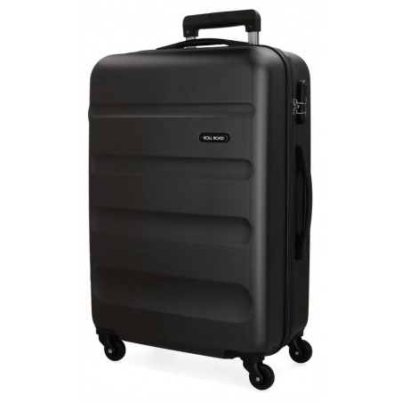ROLL ROAD Flex Black, ABS Cestovný kufor, 65x46x23cm, 56L, 5849260 (medium)