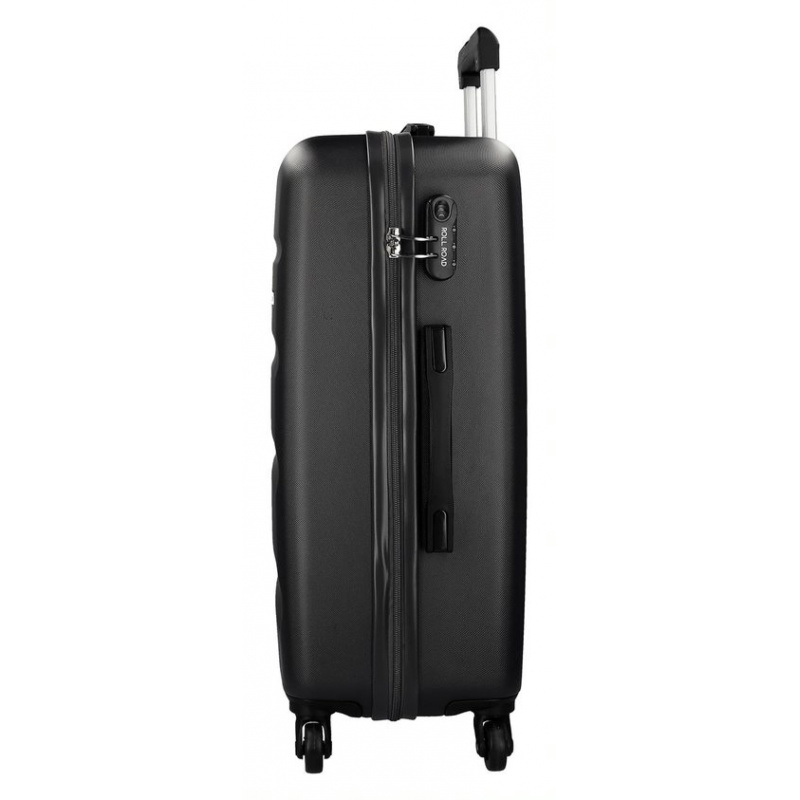 ROLL ROAD Flex Black, ABS Cestovný kufor, 65x46x23cm, 56L, 5849260 (medium) ROLL ROAD Flex Black, ABS Cestovný kufor, 65x46x23cm, 56L, 5849260 (medium)