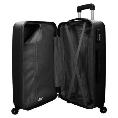 ROLL ROAD Flex Black, ABS Cestovný kufor, 65x46x23cm, 56L, 5849260 (medium) ROLL ROAD Flex Black, ABS Cestovný kufor, 65x46x23cm, 56L, 5849260 (medium)
