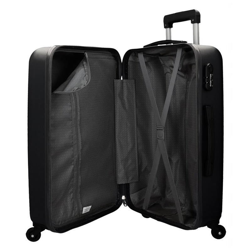 ROLL ROAD Flex Black, ABS Cestovný kufor, 65x46x23cm, 56L, 5849260 (medium) ROLL ROAD Flex Black, ABS Cestovný kufor, 65x46x23cm, 56L, 5849260 (medium)