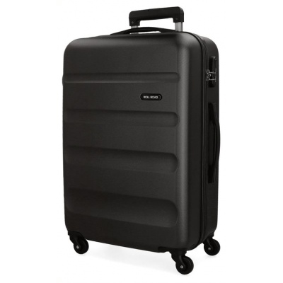 ROLL ROAD Flex Black, ABS Cestovný kufor, 75x52x28cm, 91L, 5849360 (large) ROLL ROAD Flex Black, ABS Cestovný kufor, 75x52x28cm, 91L, 5849360 (large)