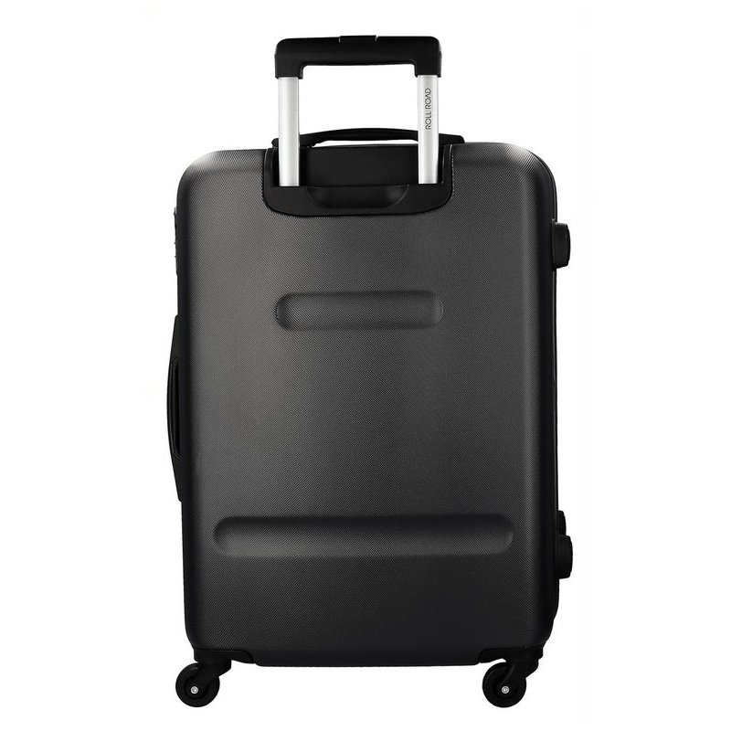 ROLL ROAD Flex Black, ABS Cestovný kufor, 75x52x28cm, 91L, 5849360 (large) ROLL ROAD Flex Black, ABS Cestovný kufor, 75x52x28cm, 91L, 5849360 (large)