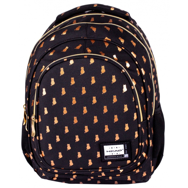 Školský batoh pre prvý stupeň Head GOLDEN KITTY, AB330, 502021564 Školský batoh pre prvý stupeň Head GOLDEN KITTY, AB330, 502021564