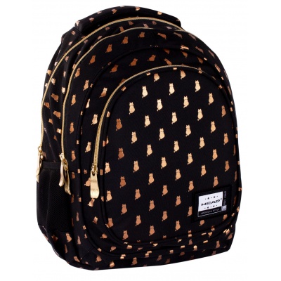 Školský batoh pre prvý stupeň Head GOLDEN KITTY, AB330, 502021564 Školský batoh pre prvý stupeň Head GOLDEN KITTY, AB330, 502021564