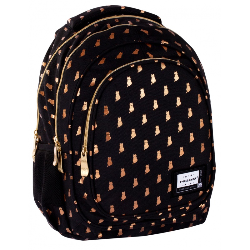 Školský batoh pre prvý stupeň Head GOLDEN KITTY, AB330, 502021564 Školský batoh pre prvý stupeň Head GOLDEN KITTY, AB330, 502021564