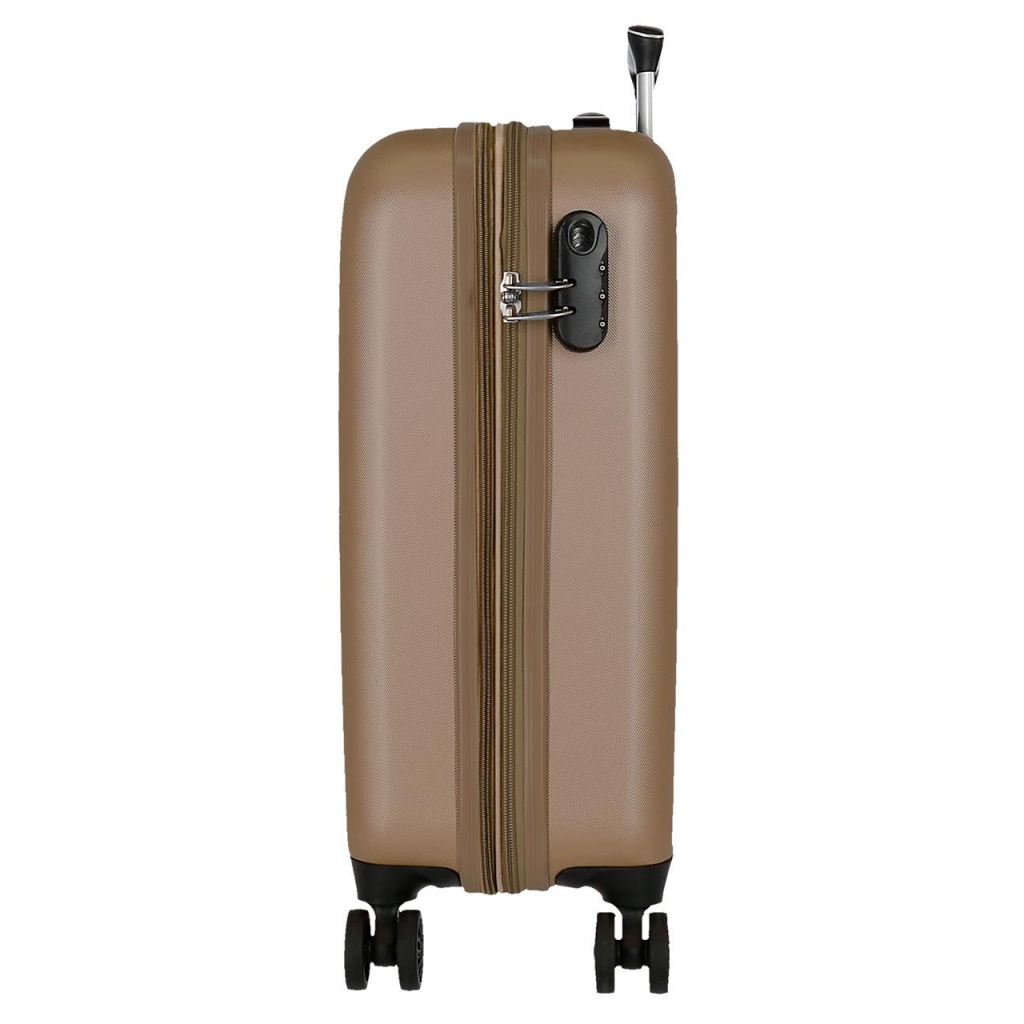 ABS Cestovný kufor CAMBOYA Champagne, 55x40x20cm, 38L, 5068622 (small exp.)