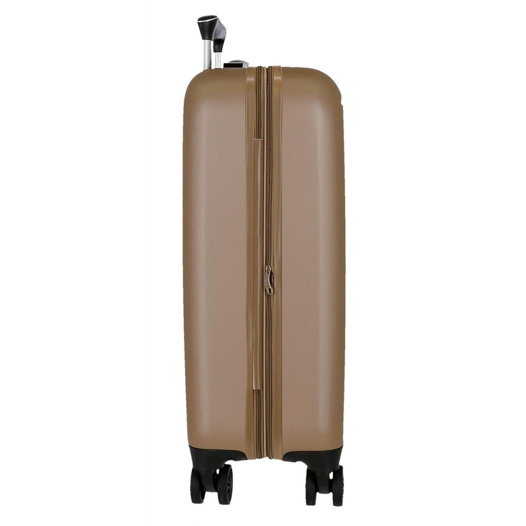ABS Cestovný kufor CAMBOYA Champagne, 55x40x20cm, 38L, 5068622 (small exp.)