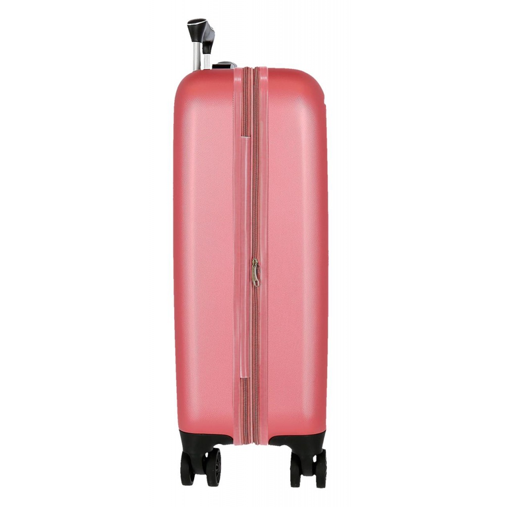 ABS Cestovný kufor CAMBOYA Rosa, 55x40x20cm, 38L, 5068624 (small exp.)