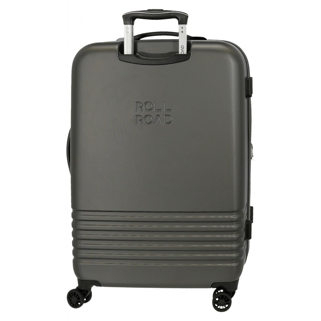 ABS Cestovní kufr INDIE Antracita, 70x48x27cm, 70L, 5089222 (medium exp.)