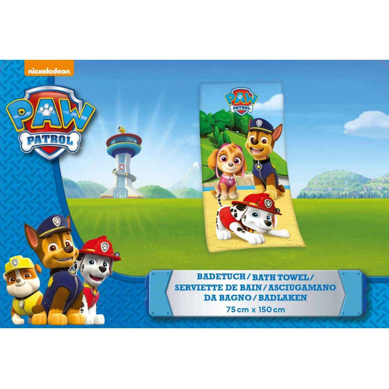 Bavlněná osuška 75/150cm PAW PATROL Bavlněná osuška 75/150cm PAW PATROL