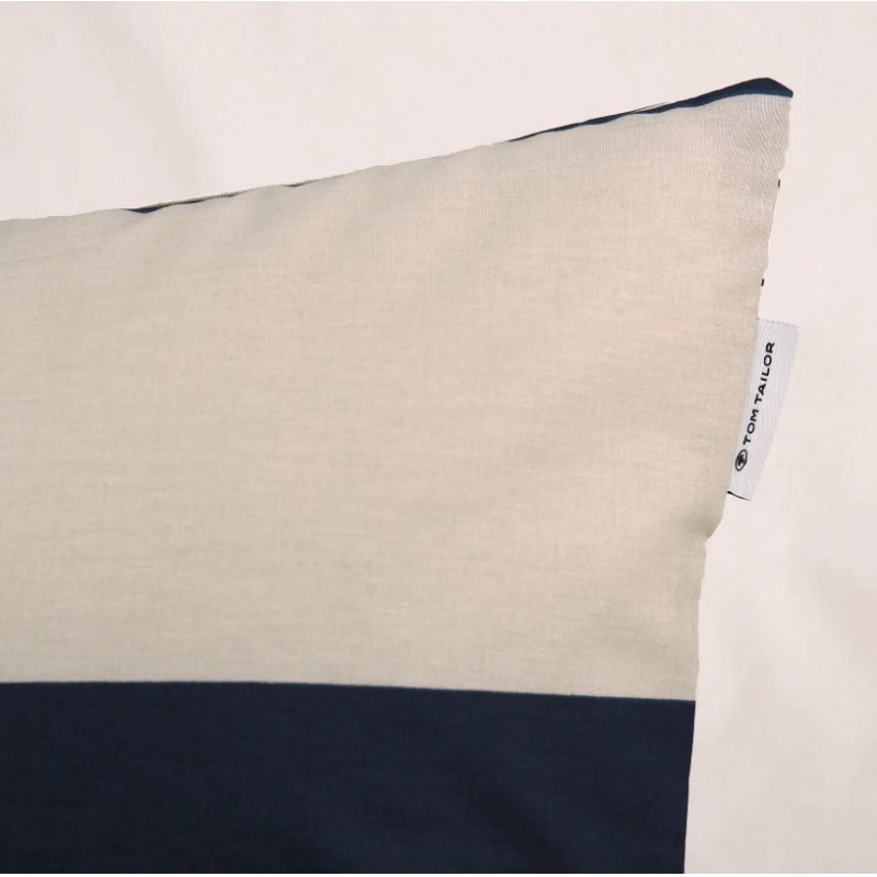 TOM TAILOR ložní prádlo Bold Stripes 70x90cm / 140x200cm Dark Navy / Sunny Sand TOM TAILOR ložní prádlo Bold Stripes 70x90cm / 140x200cm Dark Navy / Sunny Sand