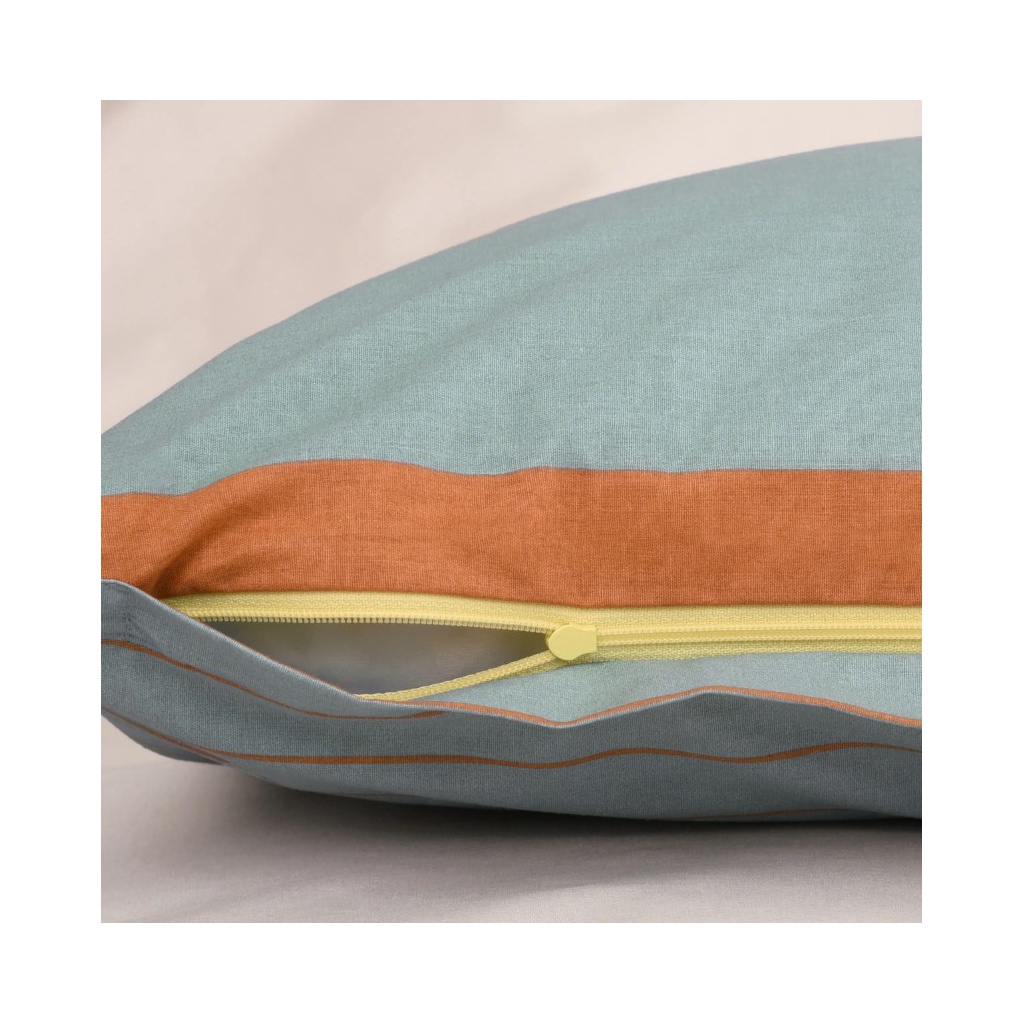 TOM TAILOR posteľná bielizeň Bold Stripes 70x90cm / 140x200cm Warm Coral & Fresh Sage