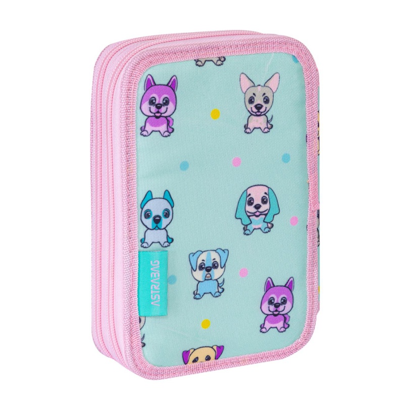 Dvoupatrový penál AstraBAG PUPPIE´S WORLD, AC2, 503024002 Dvoupatrový penál AstraBAG PUPPIE´S WORLD, AC2, 503024002
