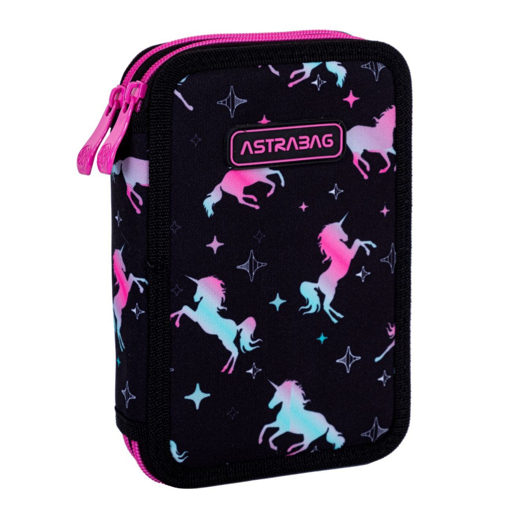 Dvoupatrový penál s náplní AstraBAG UNICORN SQUAD, AC21, 503024051
