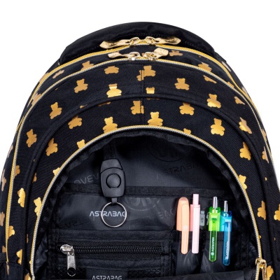 Školní batoh pro první stupeň AstraBAG GOLDEN TEDDY, AB330, 502024089 Školní batoh pro první stupeň AstraBAG GOLDEN TEDDY, AB330, 502024089