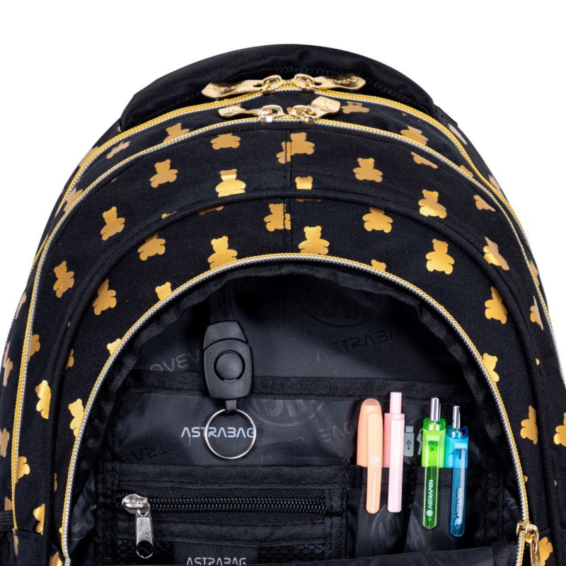 Školní batoh pro první stupeň AstraBAG GOLDEN TEDDY, AB330, 502024089 Školní batoh pro první stupeň AstraBAG GOLDEN TEDDY, AB330, 502024089