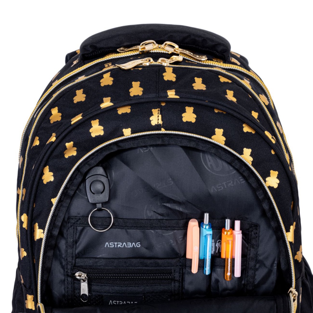 Školní batoh AstraBAG GOLDEN TEDDY, AB300, 502024090