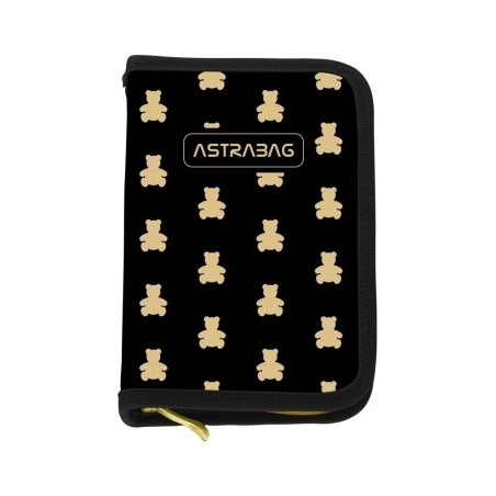 Vyklápěcí penál bez náplně AstraBAG GOLDEN TEDDY, AC1, 503024052