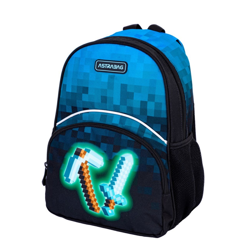 Dětský batoh AstraBAG BLUE PIXEL, AK300, 502024094 Dětský batoh AstraBAG BLUE PIXEL, AK300, 502024094