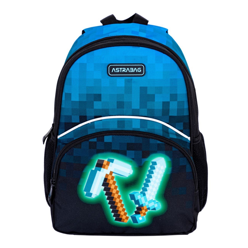 Detský batoh AstraBAG BLUE PIXEL, AK300, 502024094