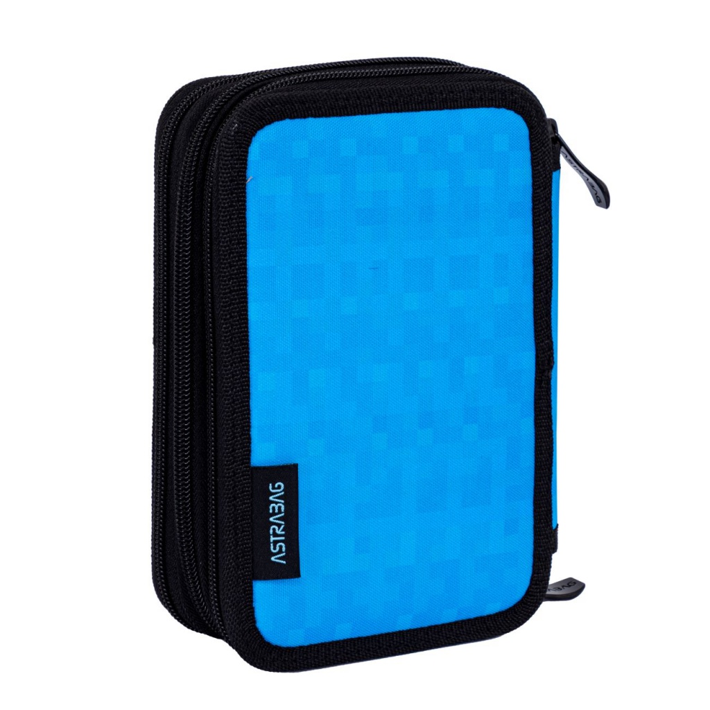 Trojposchodový peračník s náplňou AstraBAG BLUE PIXEL, AC31, 503024055