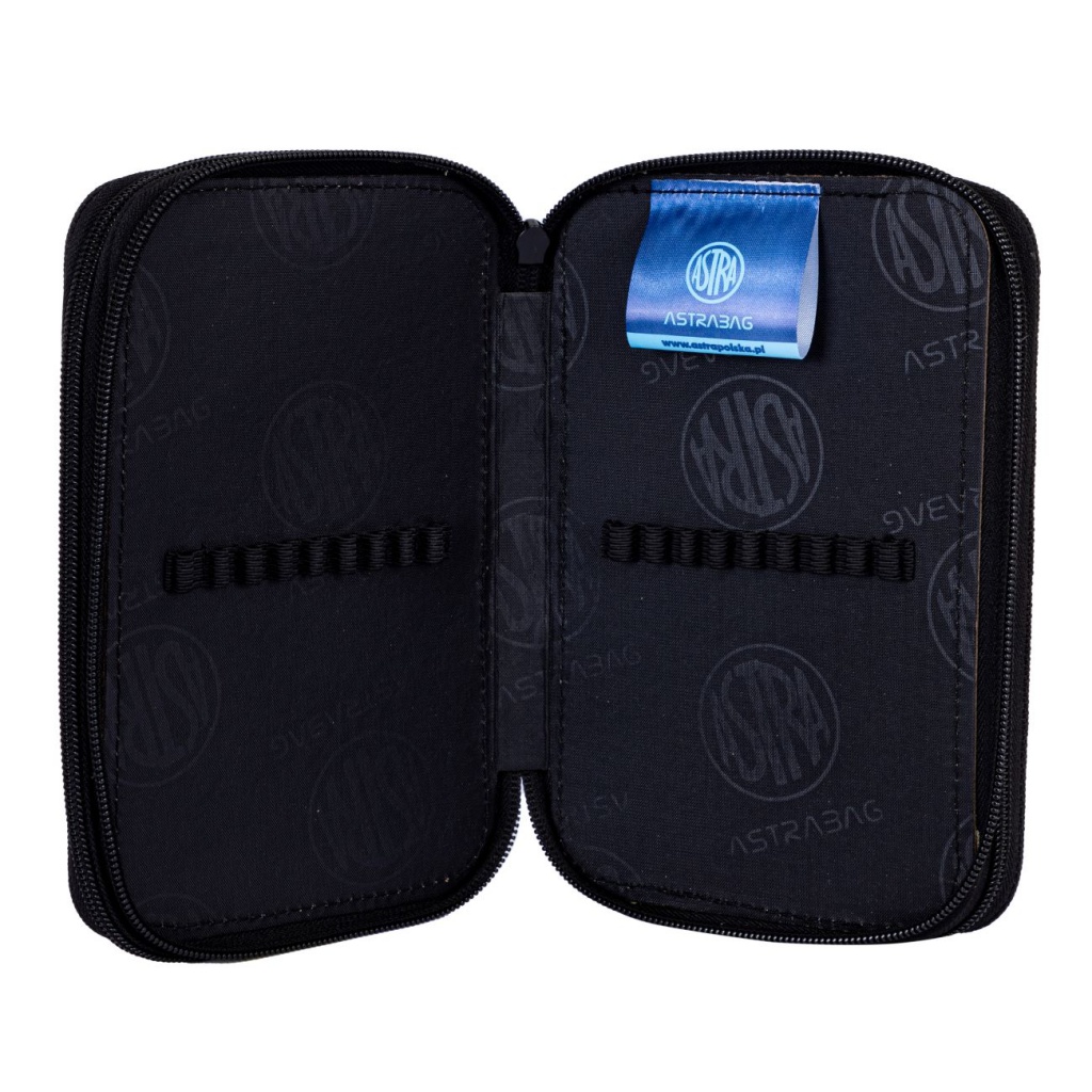 Trojposchodový peračník s náplňou AstraBAG BLUE PIXEL, AC31, 503024055