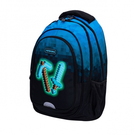 Školní batoh AstraBAG BLUE PIXEL, AB300, 502024093