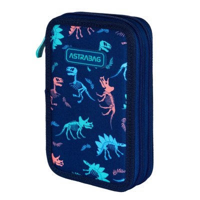 Dvoupatrový penál AstraBAG DINOSAUR, AC2, 503024059 Dvoupatrový penál AstraBAG DINOSAUR, AC2, 503024059
