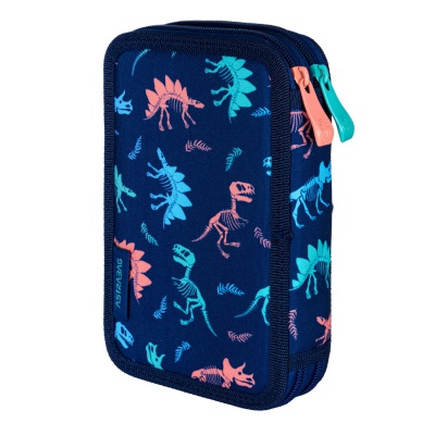 Dvoupatrový penál AstraBAG DINOSAUR, AC2, 503024059 Dvoupatrový penál AstraBAG DINOSAUR, AC2, 503024059
