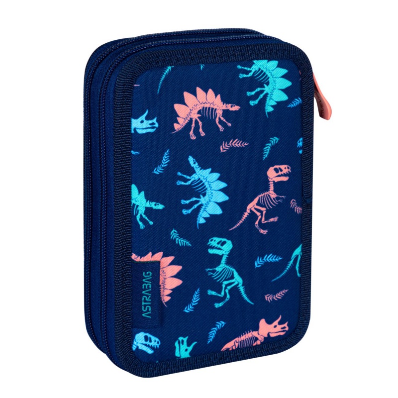 Dvoupatrový penál AstraBAG DINOSAUR, AC2, 503024059 Dvoupatrový penál AstraBAG DINOSAUR, AC2, 503024059