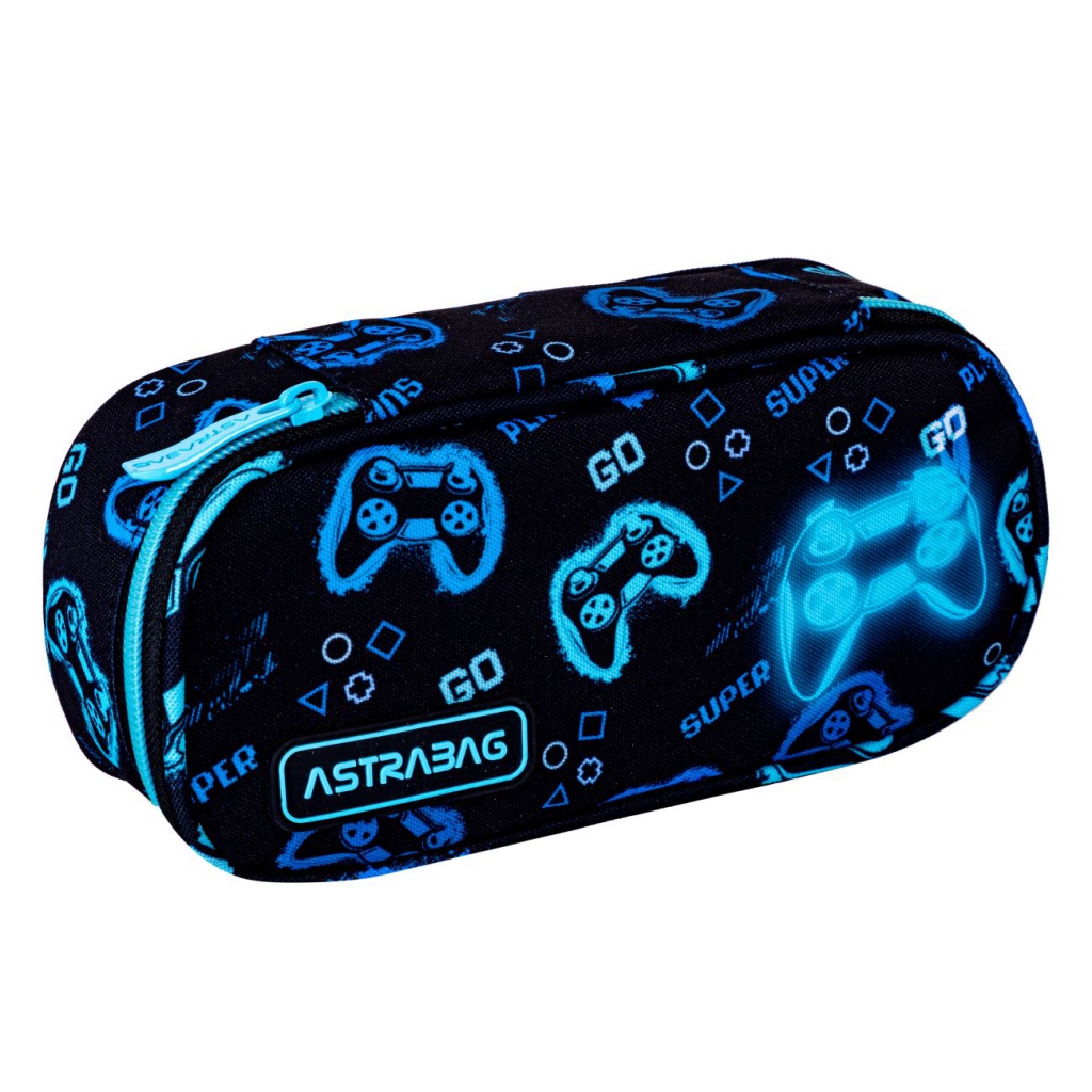 Jednokomorový penál / pouzdro AstraBAG GO PLAYING, AC6, 503024062