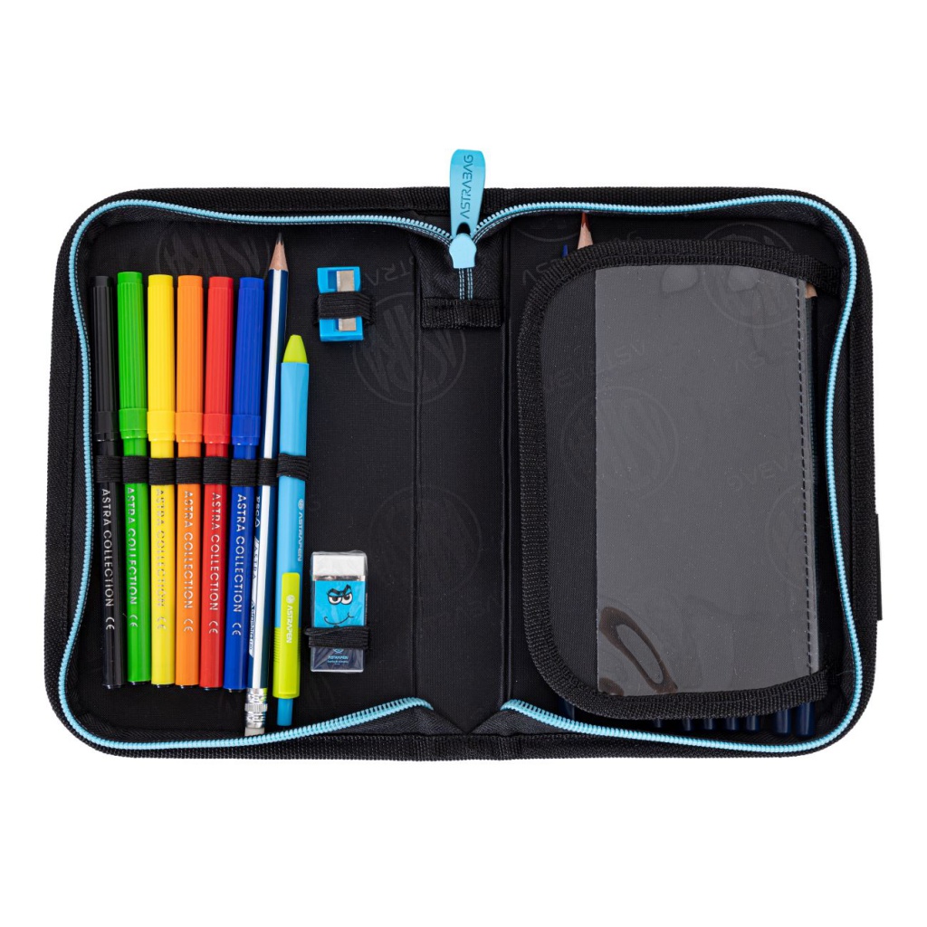 Peračník AstraBAG GO PLAYING – vyklápací, plnený, herný motív, AC11