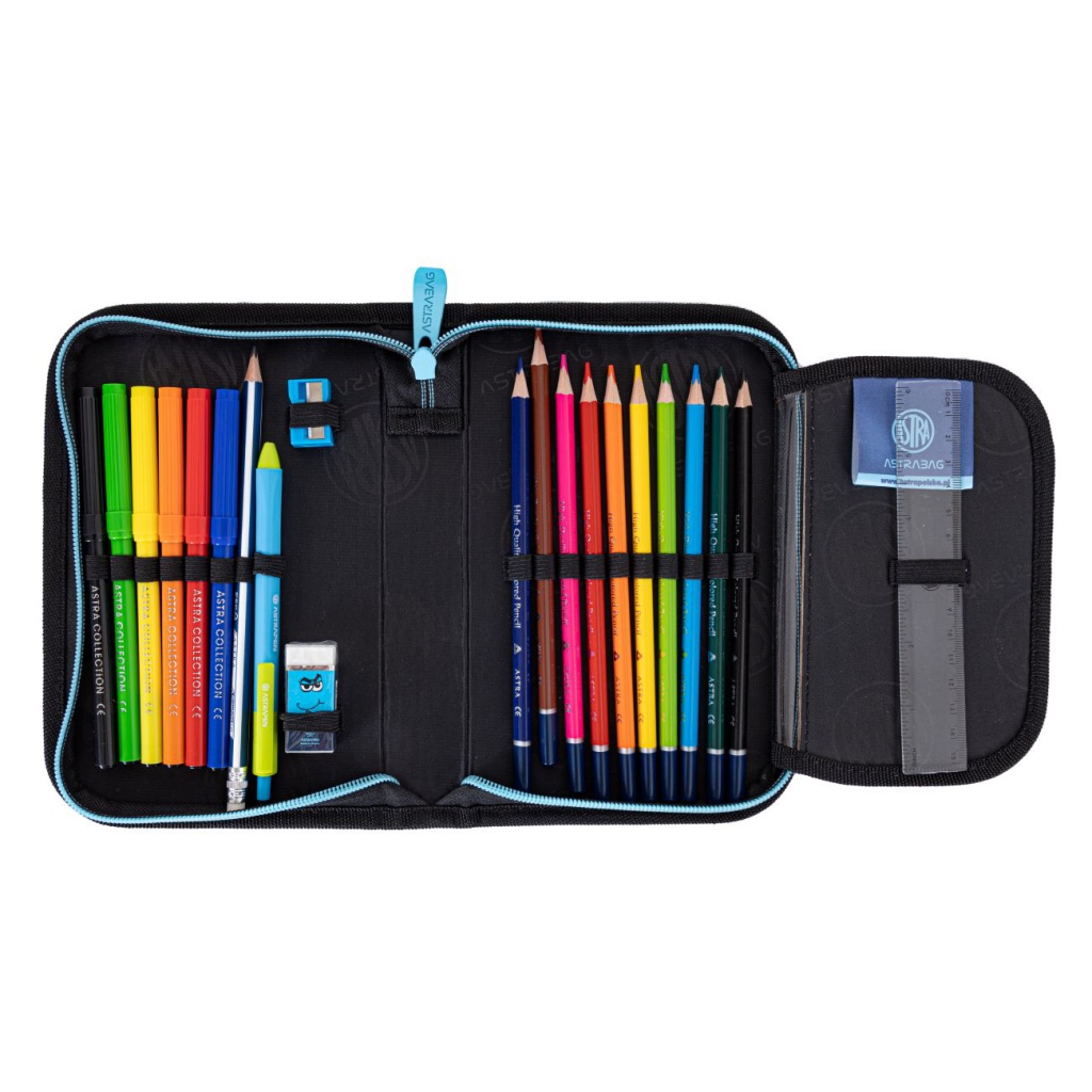 Peračník AstraBAG GO PLAYING – vyklápací, plnený, herný motív, AC11