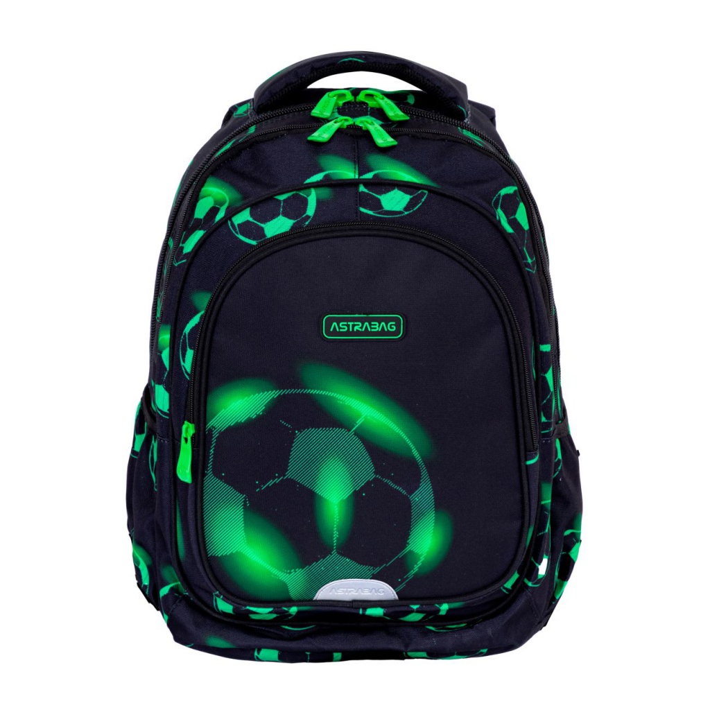 Školní batoh AstraBAG NEON FOOTBALL, AB300, 502024102