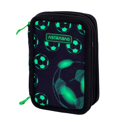 Trojposchodový peračník s náplňou AstraBAG NEON FOOTBALL, AC31, 503024064 Trojposchodový peračník s náplňou AstraBAG NEON FOOTBALL, AC31, 503024064