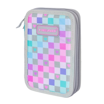Dvoupatrový penál Head CHECKERED HEARTS, AC2, 503024066 Dvoupatrový penál Head CHECKERED HEARTS, AC2, 503024066