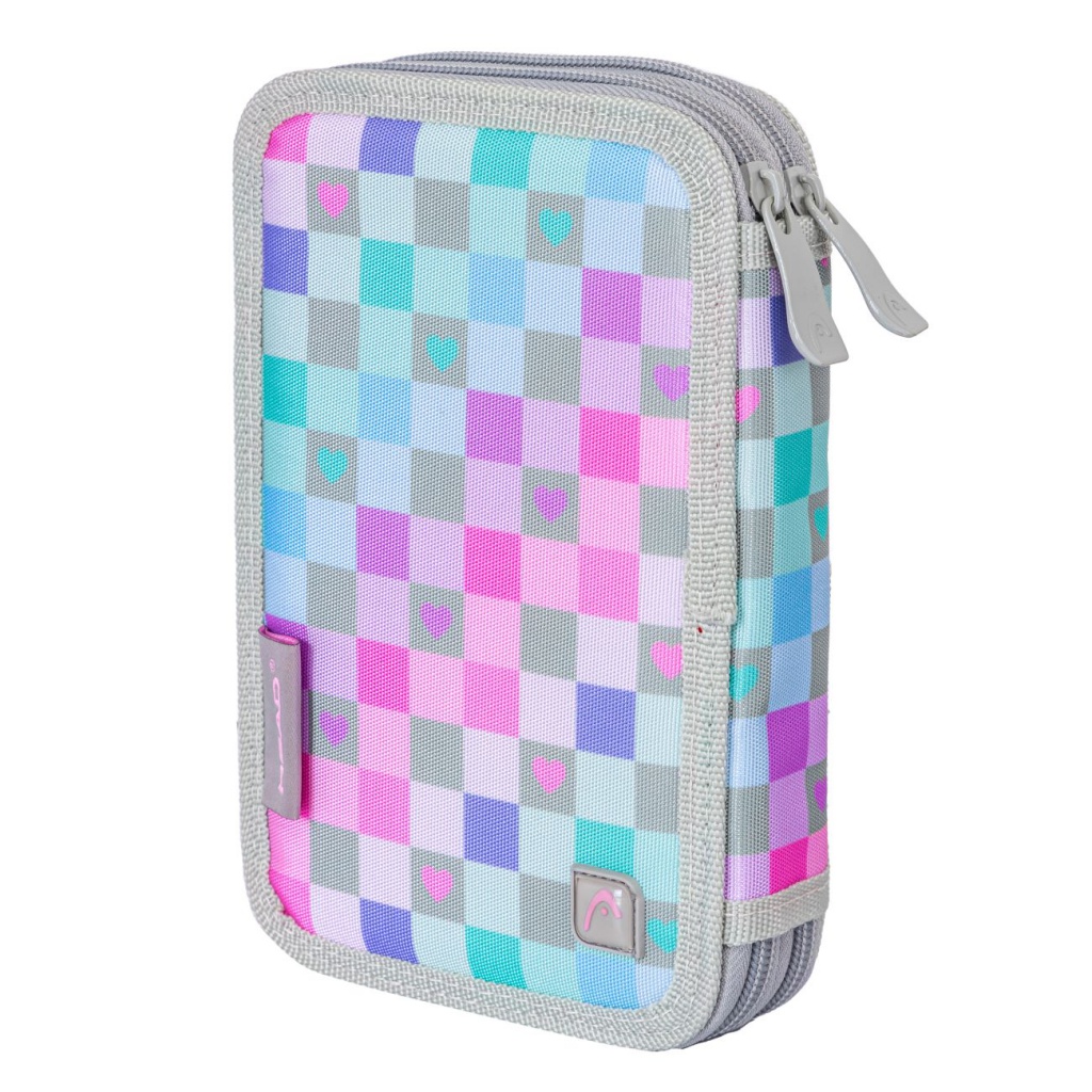 Dvoupatrový penál Head CHECKERED HEARTS, AC2, 503024066