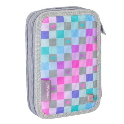 Dvoupatrový penál Head CHECKERED HEARTS, AC2, 503024066 Dvoupatrový penál Head CHECKERED HEARTS, AC2, 503024066
