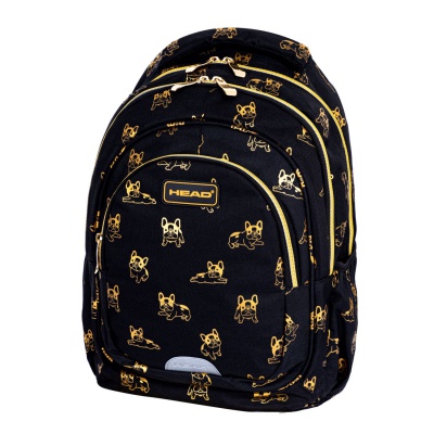 Školní batoh pro první stupeň Head GOLDEN FRENCHIE, AB330, 502024027 Školní batoh pro první stupeň Head GOLDEN FRENCHIE, AB330, 502024027