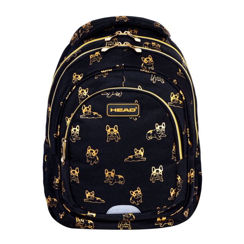 Školní batoh pro první stupeň Head GOLDEN FRENCHIE, AB330, 502024027 Školní batoh pro první stupeň Head GOLDEN FRENCHIE, AB330, 502024027