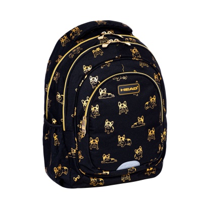 Školní batoh pro první stupeň Head GOLDEN FRENCHIE, AB330, 502024027 Školní batoh pro první stupeň Head GOLDEN FRENCHIE, AB330, 502024027
