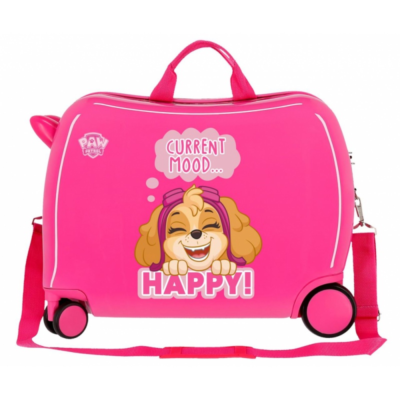 Detský cestovný kufor na kolieskach / odrážadlo PAW PATROL Playful Fucsia, 38L, 2199823 Detský cestovný kufor na kolieskach / odrážadlo PAW PATROL Playful Fucsia, 38L, 2199823