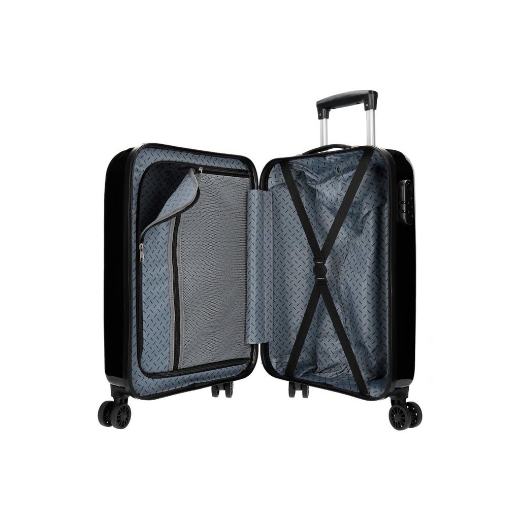 Luxusní ABS cestovní kufr SPIDERMAN Black, 55x38x20cm, 34L, 2411765