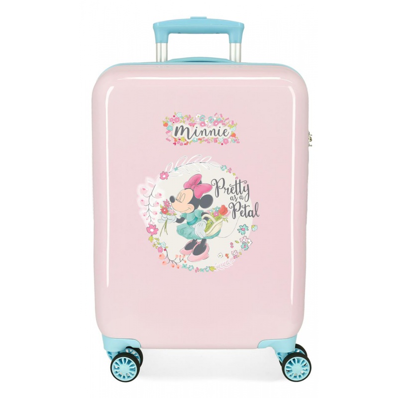 Luxusný detský ABS cestovný kufor MINNIE MOUSE Florals, 55x38x20cm, 34L, 2411721 Luxusný detský ABS cestovný kufor MINNIE MOUSE Florals, 55x38x20cm, 34L, 2411721
