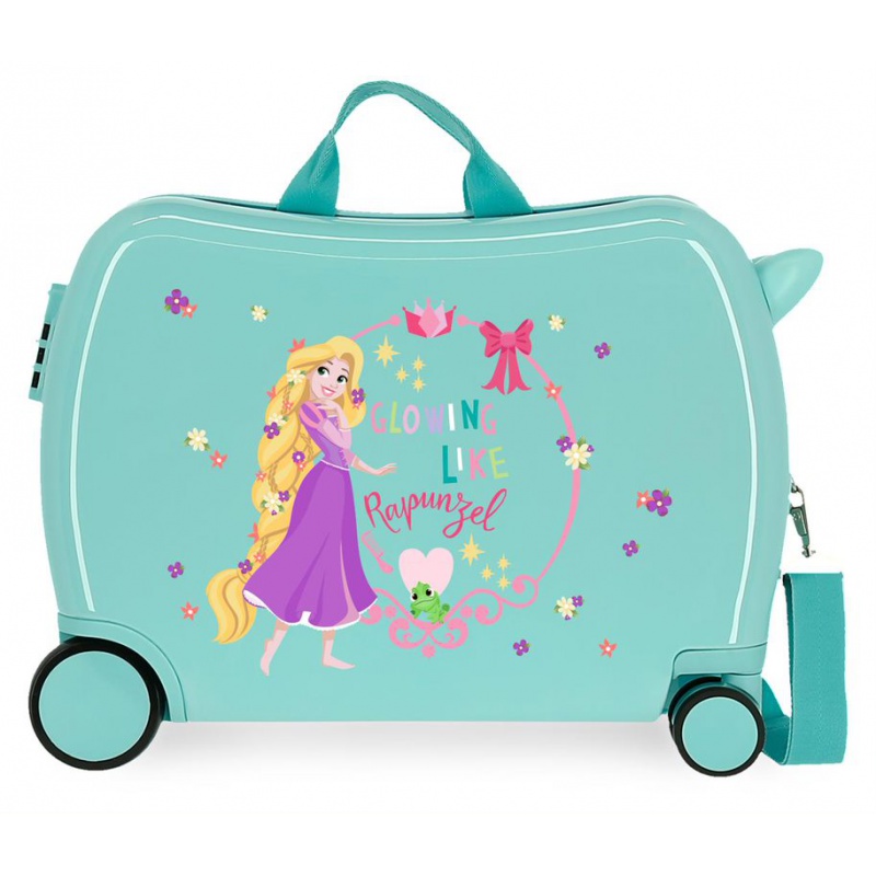 Detský cestovný kufor na kolieskach / odrážadlo PRINCESS Rapunzel, 34L, 4489823 Detský cestovný kufor na kolieskach / odrážadlo PRINCESS Rapunzel, 34L, 4489823