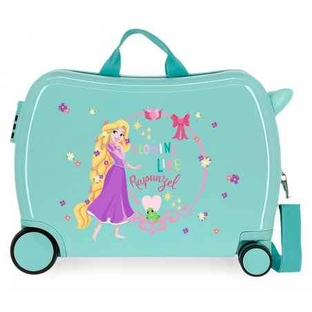 Detský cestovný kufor na kolieskach / odrážadlo PRINCESS Rapunzel, 34L, 4489823