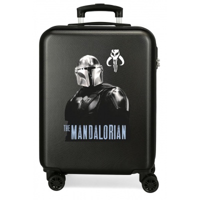 Luxusný detský ABS cestovný kufor STAR WARS The Mandalorian – 34L, 55x38x20 cm