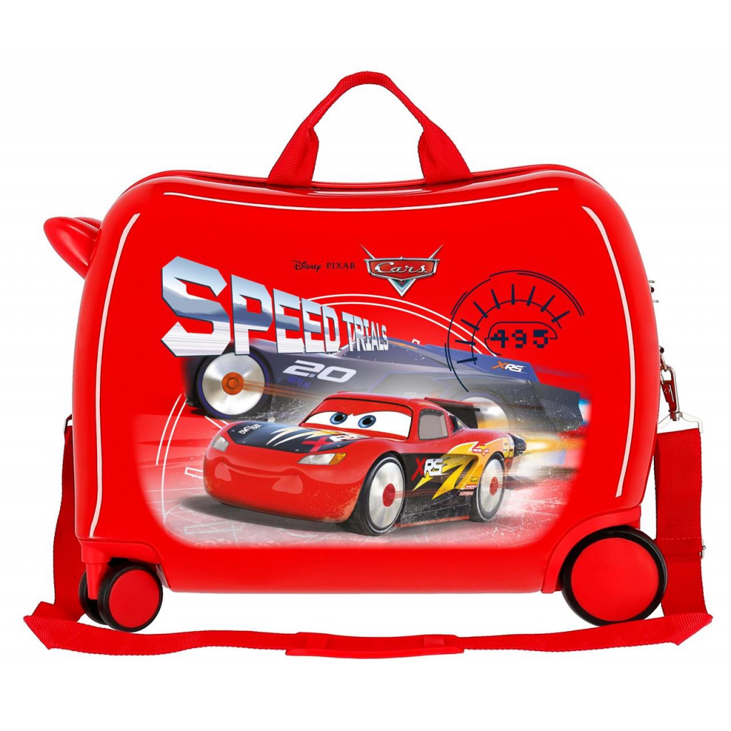 Detský kufor / odrážadlo DISNEY CARS Trails – Kufor na kolieskach pre deti