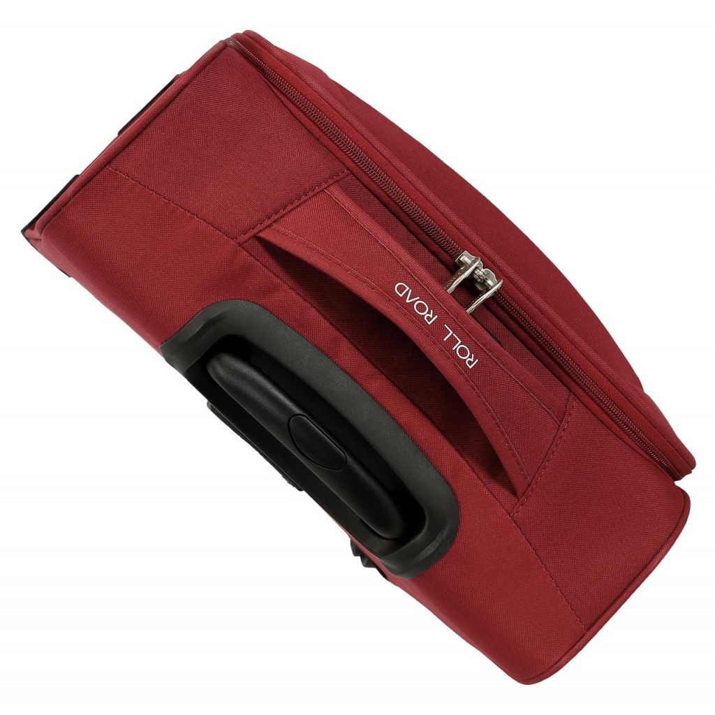 Textilný cestovný kufor ROLL ROAD ROYCE Red, 55x40x20cm, 39L – červený, 5019124