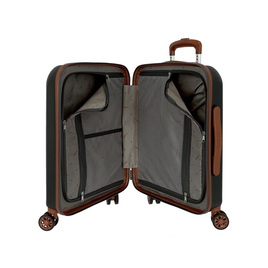 Sada ABS cestovných kufrov EL POTRO Ocuri Grey – 55x40x20 cm, 70x49x28 cm